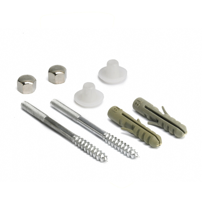 Tornillos de fijacion para inodoro n°10 x 4unidades con tarugo