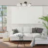 Lámpara de techo Ikelite Níquel satinado 3 luces e27 60w — vista 2