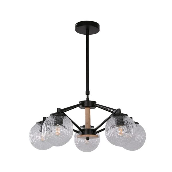 Lámpara de techo Designers Negro 5 luces e27 40w