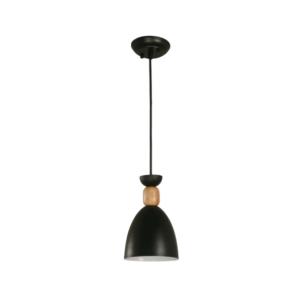 Lámpara colgante Ikelite Montreal negro e27 40w