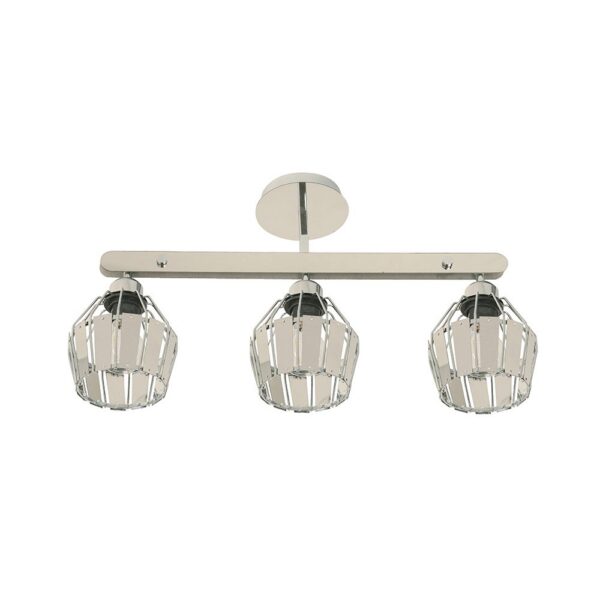 Lámpara de techo Designers cromo 3 luces e27 60w