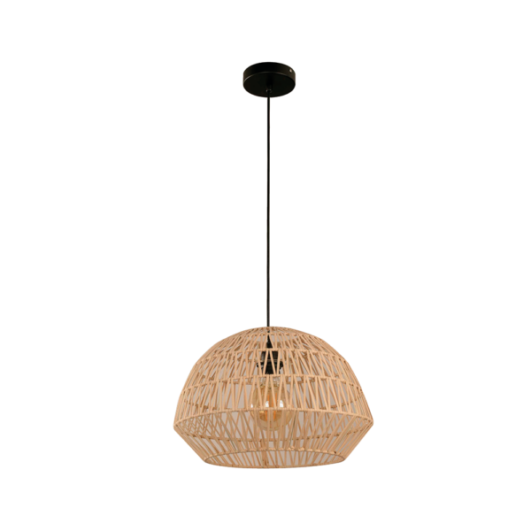 Lámpara colgante Ikelite negro e27 40w