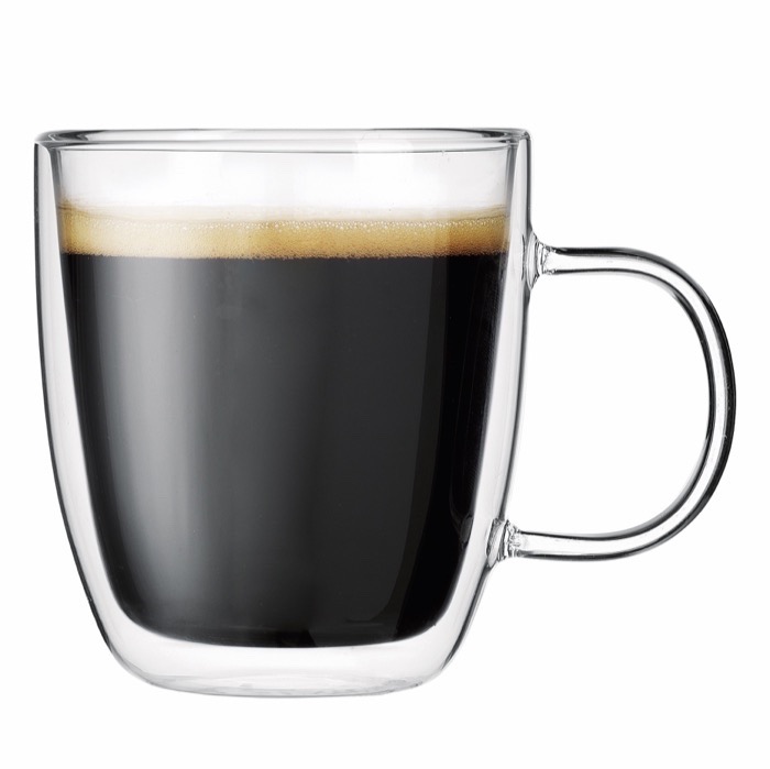 Set de tazas de vidrio Kennedy 310 ml 2 Pzas