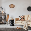 Lámpara colgante Ikelite beige e27 60w — vista 1