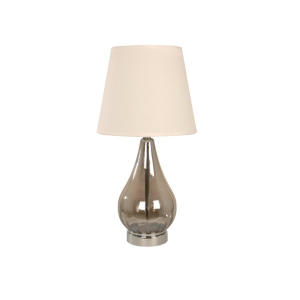 Lámpara de mesa designers ahumado e27 60w
