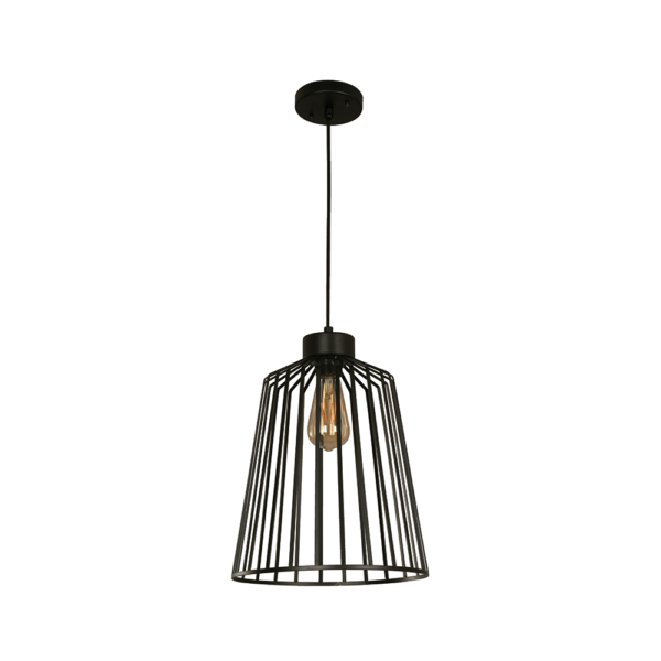 Lámpara colgante Ikelite Negro e27 60w