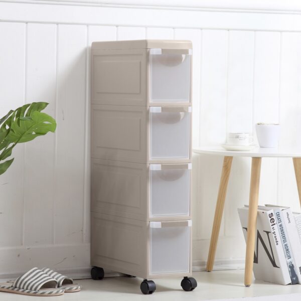 Organizador kennedy plastico beige 4 niveles