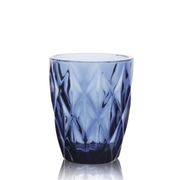 Vaso de vidrio Kennedy azul