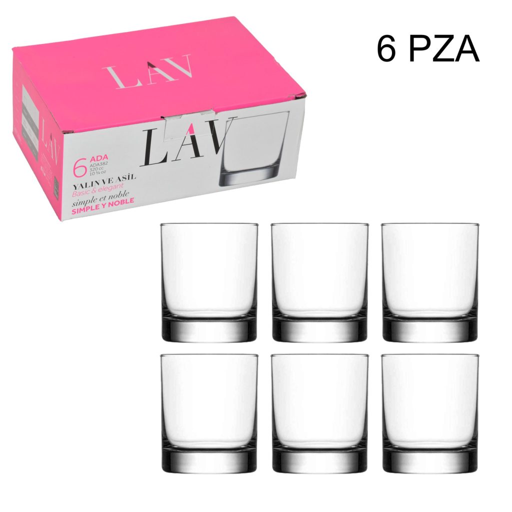 Set de vasos de vidrio Lav