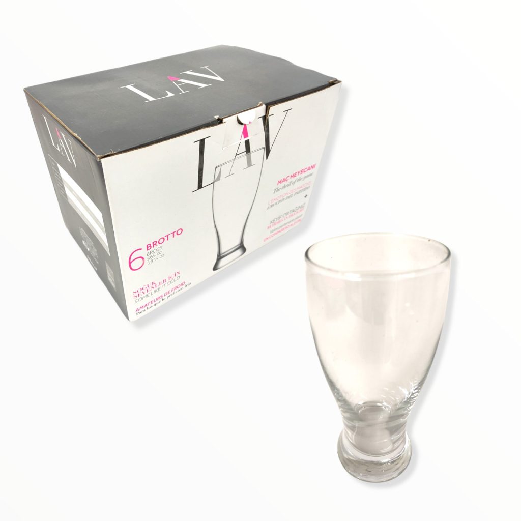 Set de vasos de vidrio Brotto Lav