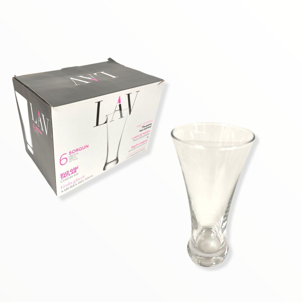 Set de vasos de vidrio Sorgun Lav