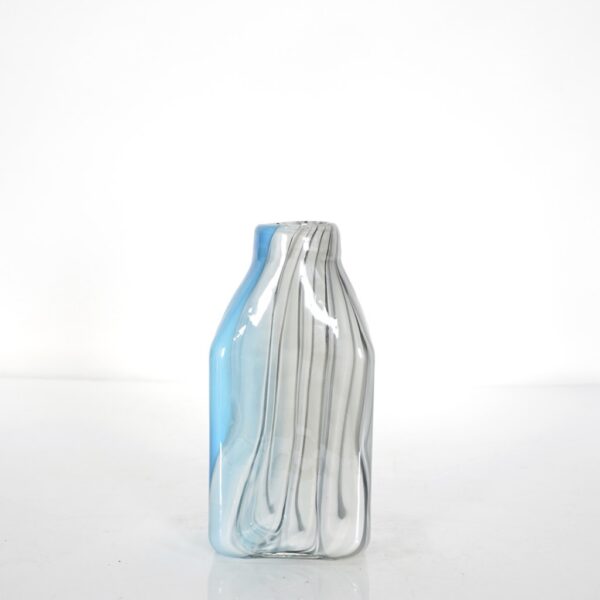 Florero kennedy azul 12,5x7,5x27cm