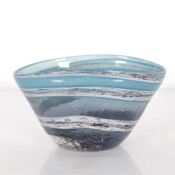 Tazón decorativo kennedy azul 30x22x16cm
