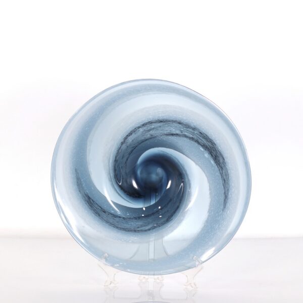 Plato decorativo kennedy azul 44x44x8cm
