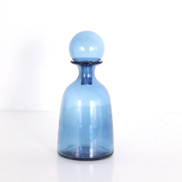 Adorno de vidrio kennedy azul 15x15x32cm