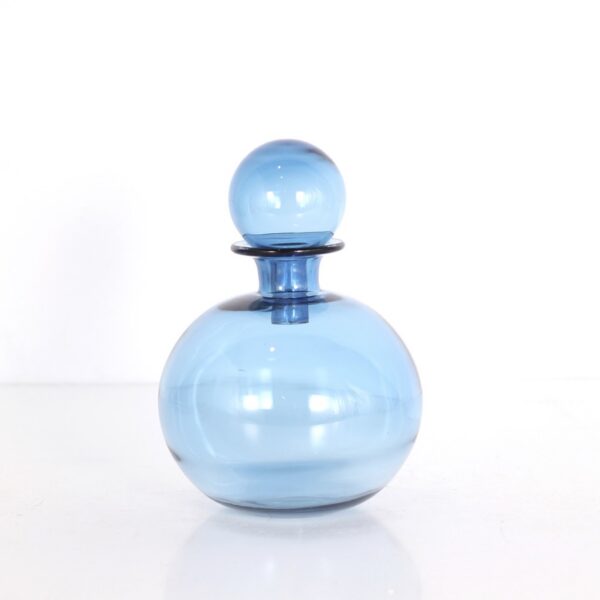 Adorno de vidrio kennedy azul 20x20x28cm