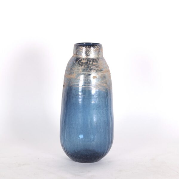 Florero kennedy Azul 14,5x14,5x32cm