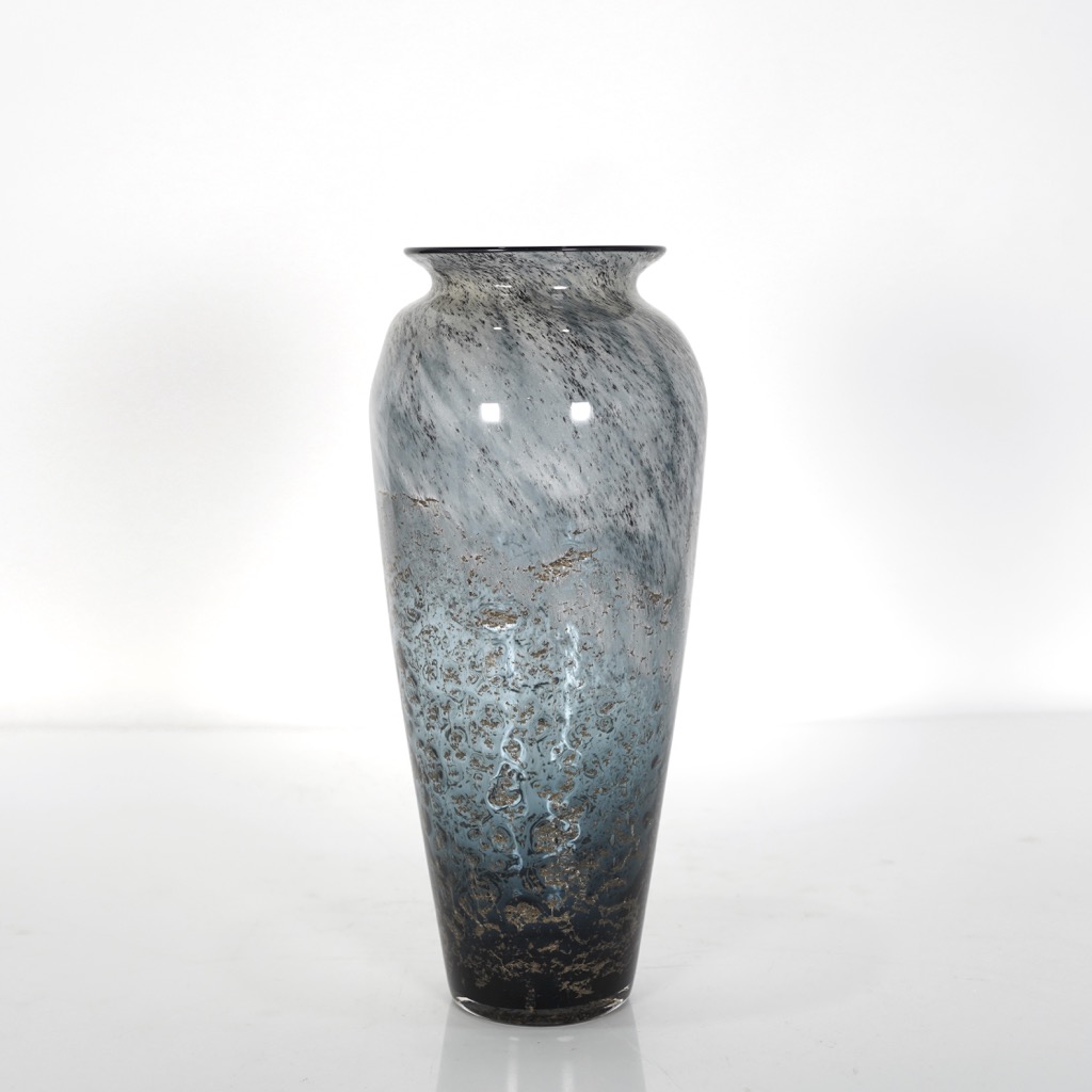Florero kennedy gris 18x18x41cm