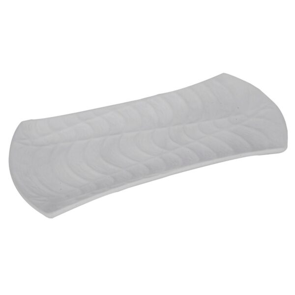 Bandeja decorativa de cerámica decor 37,5x18x3cm 647830