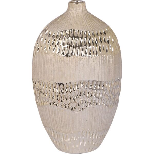 Florero de cerámica concepts beige 19,5x12,5x33cm 678177