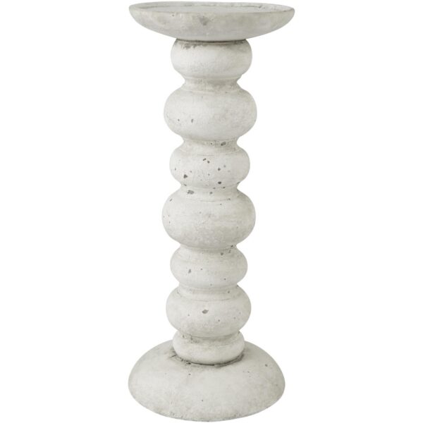 Porta vela de cerámica concepts blanco 12,5x12,5x29cm 172153