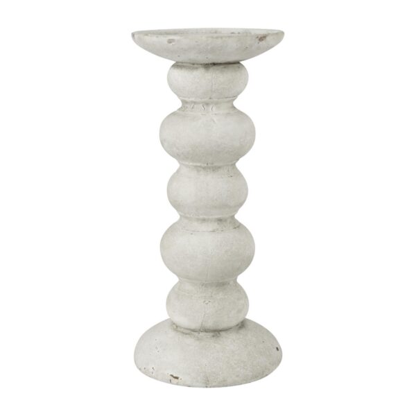 Porta vela de cerámica concepts blanco 11,5x11,5x24cm 172154