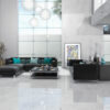 Piso porcelanato brillante embramaco carrara bianco lux plus 82x82cm 2,02m2 — vista 3