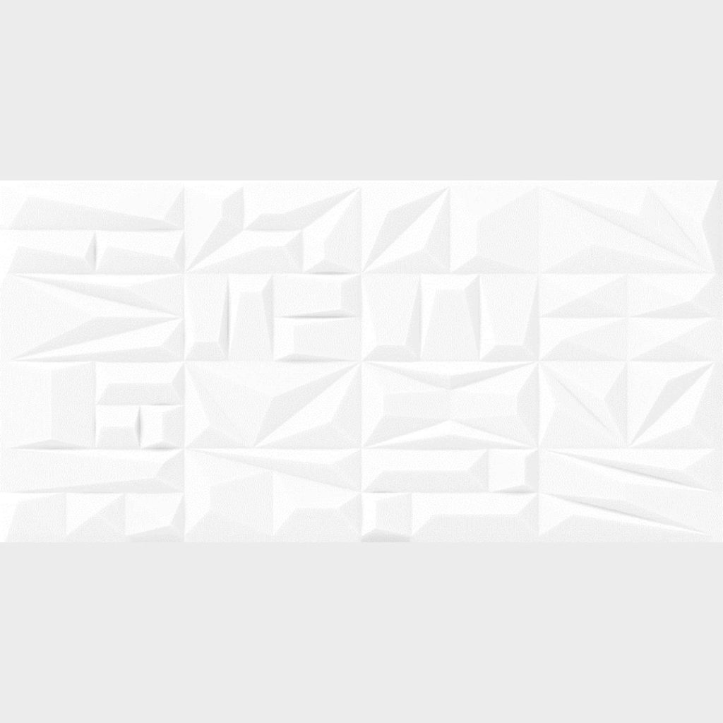 Revestimiento cerámico acetinado fioranno menfi bianco plushd 38x75cm 2,00m2