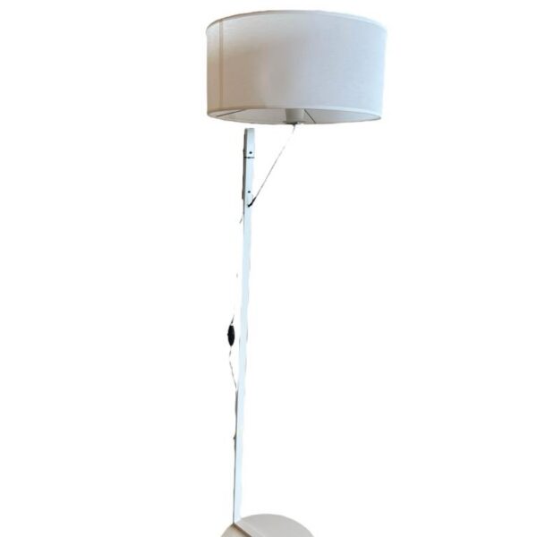 Lámpara de piso libertad circular blanco 130cm 327