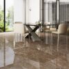 Piso porcelanato brillante gran armani bronze lux 62x121cm 2,26m2 — vista 4