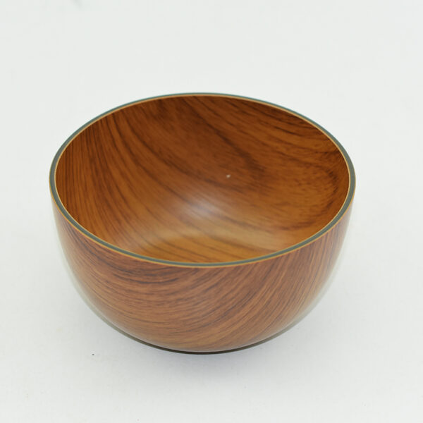 Bowl de plástico redondo hamilton de desiño madera 12cm