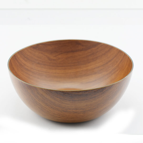 Bowl de plástico redondo hamilton diseño madera 30cm