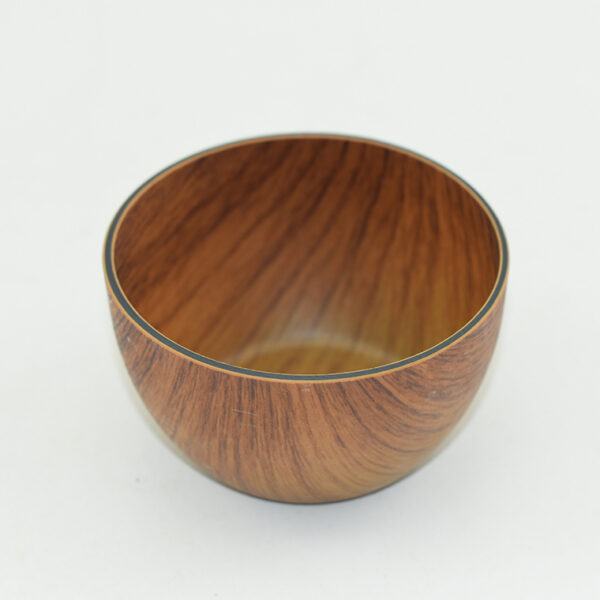 Bowl de plástico redondo hamilton diseño madera 9cm