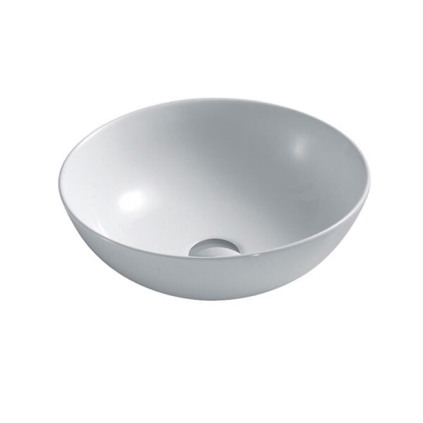 Bacha de apoyo circular dettaglio blanco 39,5x39,5x13,5cm