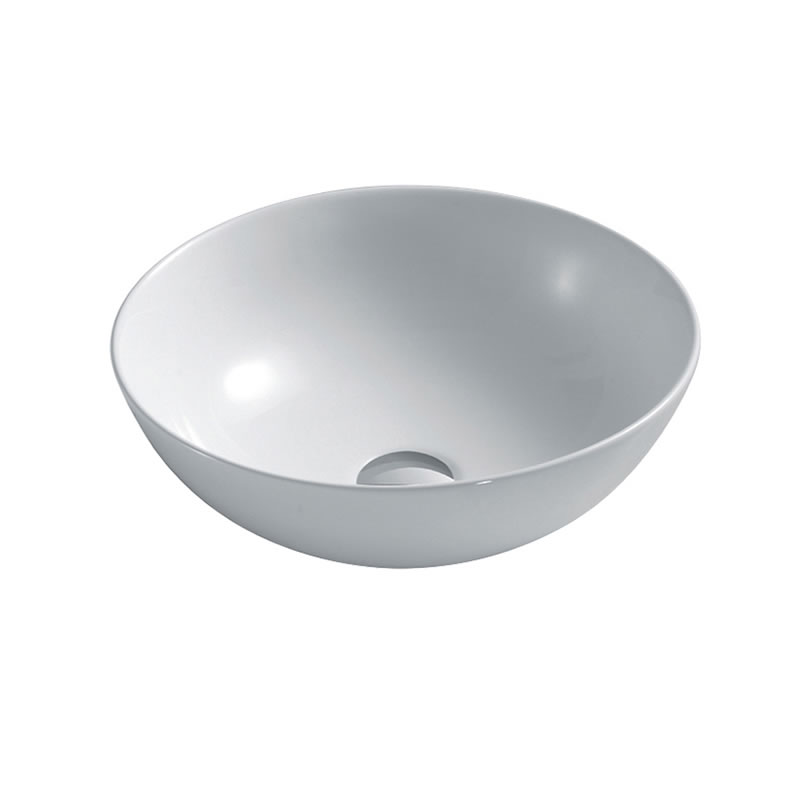 Bacha de apoyo circular dettaglio blanco 39,5×39,5×13,5cm