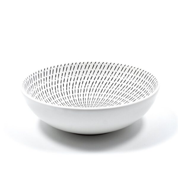 Tazón de porcelana kennedy blanco 7¨