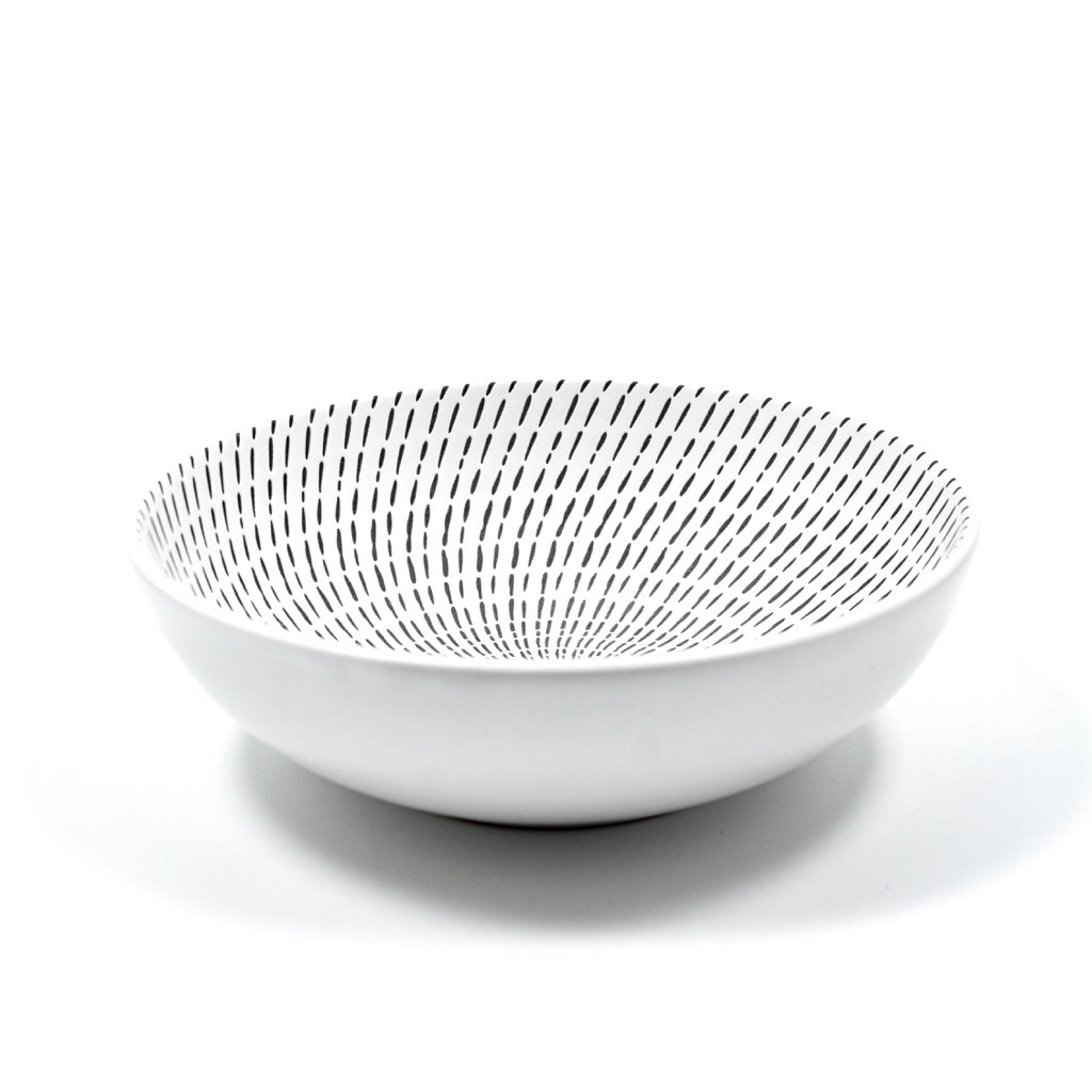 Tazón de porcelana kennedy blanco 7¨