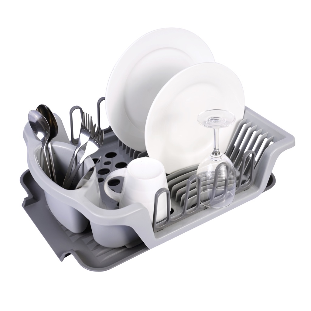 Escurridor de platos kennedy gris 45×33,5×12,5cm
