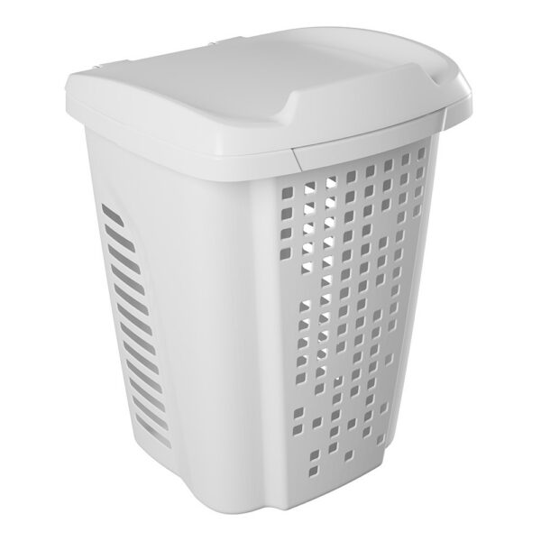 Cesto para ropas astra blanco 70lts