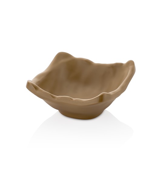 Bandeja de melamina terra hamilton beige 9x8.5x3.9cm kul25109a