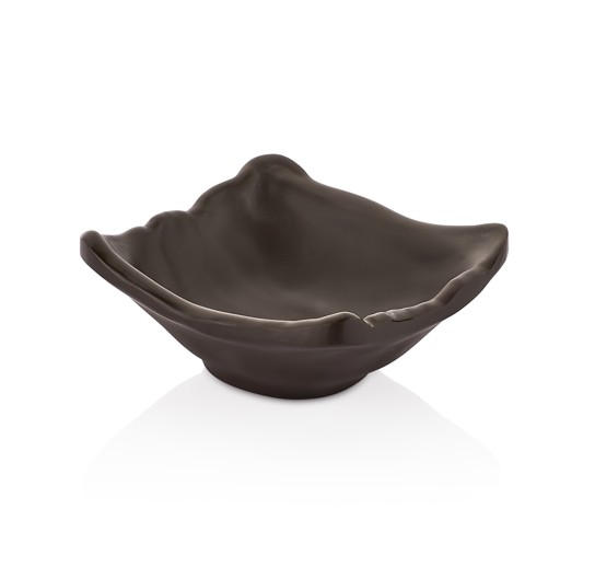 Bandeja de melamina terra hamilton negro 9x8.5x3.9cm kul25109d