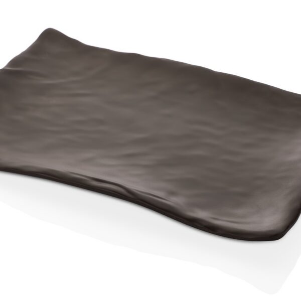 Plato de melamina rectangular terra hamilton 34.1x23.6x3.3cm