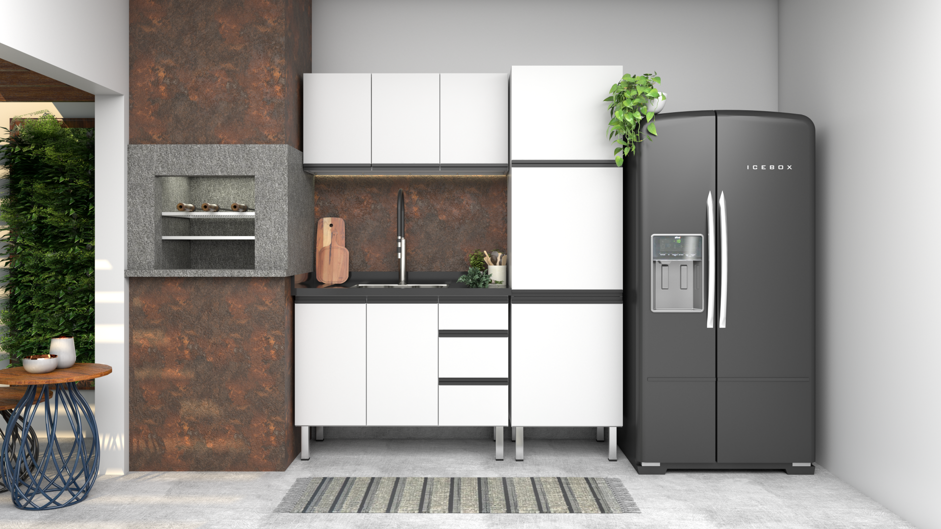 Cocina equipada