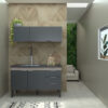 Combo de cocina cozimax flamingo negro 2 piezas — vista 3
