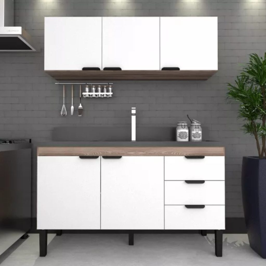 Combo de cocina cozimax flamingo blanco 2 piezas
