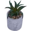 Maceta con planta artificial — vista 1
