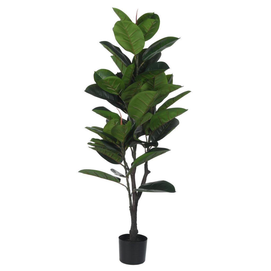 Maceta con planta artificial