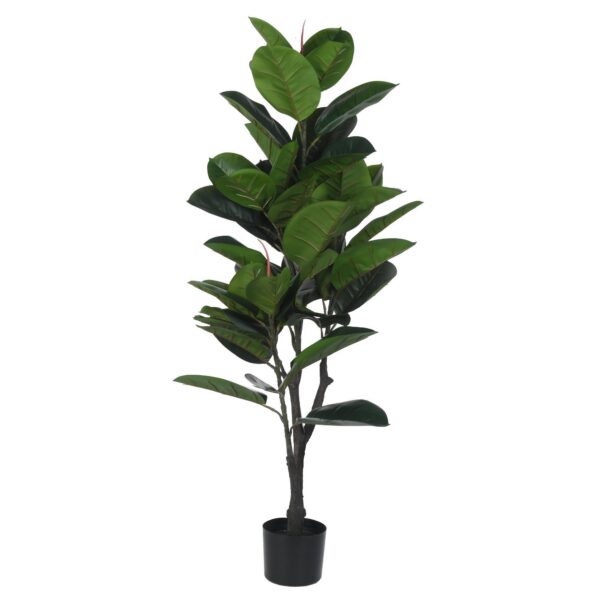 Maceta con planta artificial