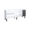Mueble de cocina cozimax netuno negro/blanco 2 piezas — vista 1