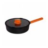 Sarten con tapa mango naranja — vista 1